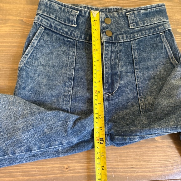 Abercrombie & Fitch Women's‎ 26/2R Blue Ultra High Rise Straight Leg Denim Jeans - Picture 8 of 9